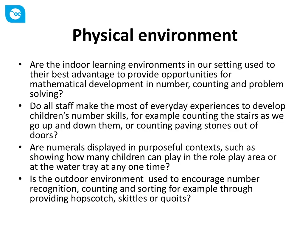 physical environment