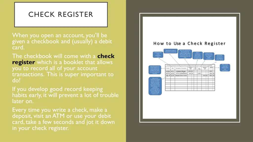 check register