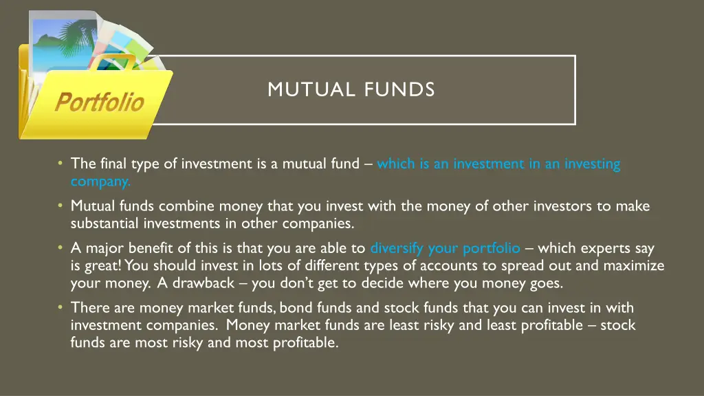 mutual funds