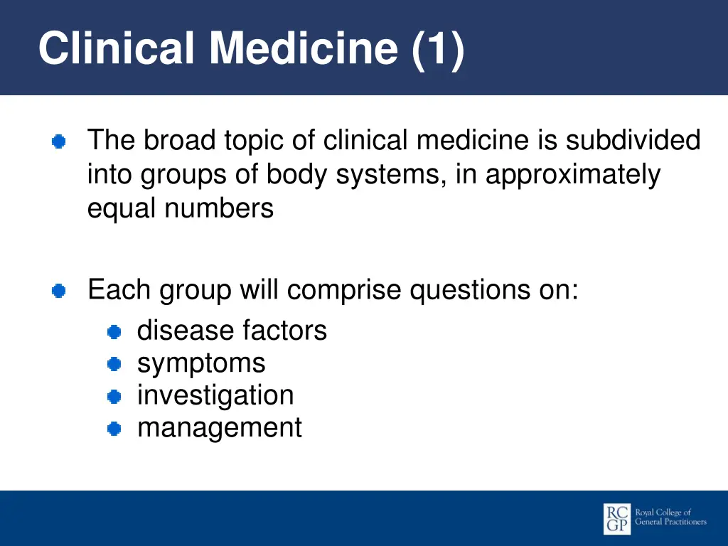 clinical medicine 1