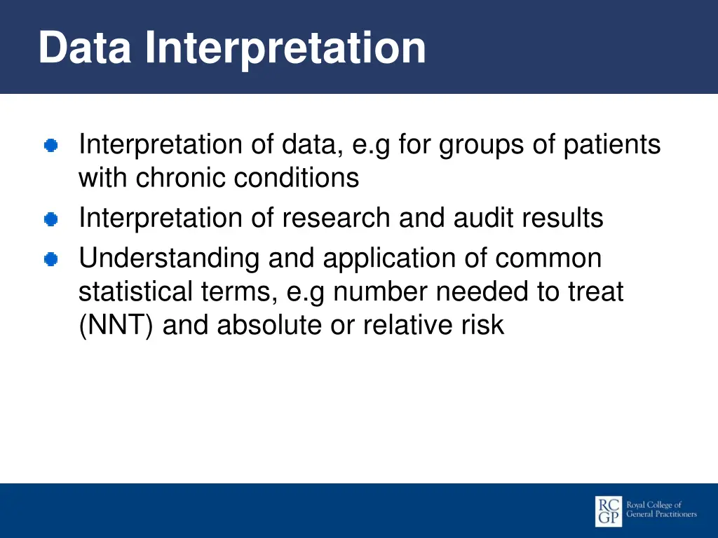 data interpretation