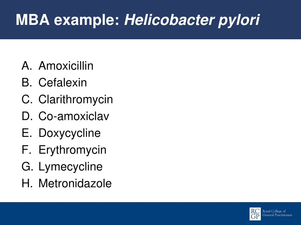 mba example helicobacter pylori 1
