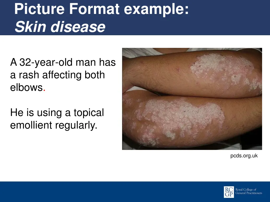 picture format example skin disease