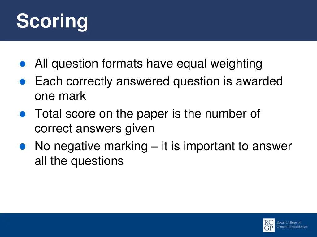 scoring