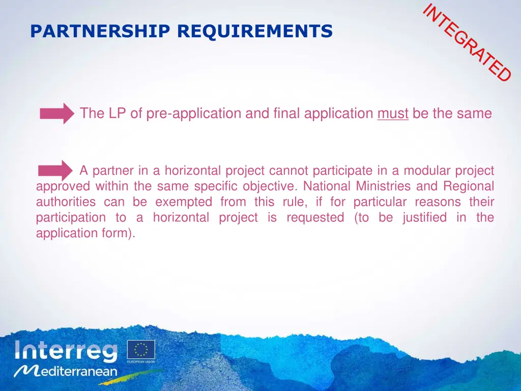 partnership requirements