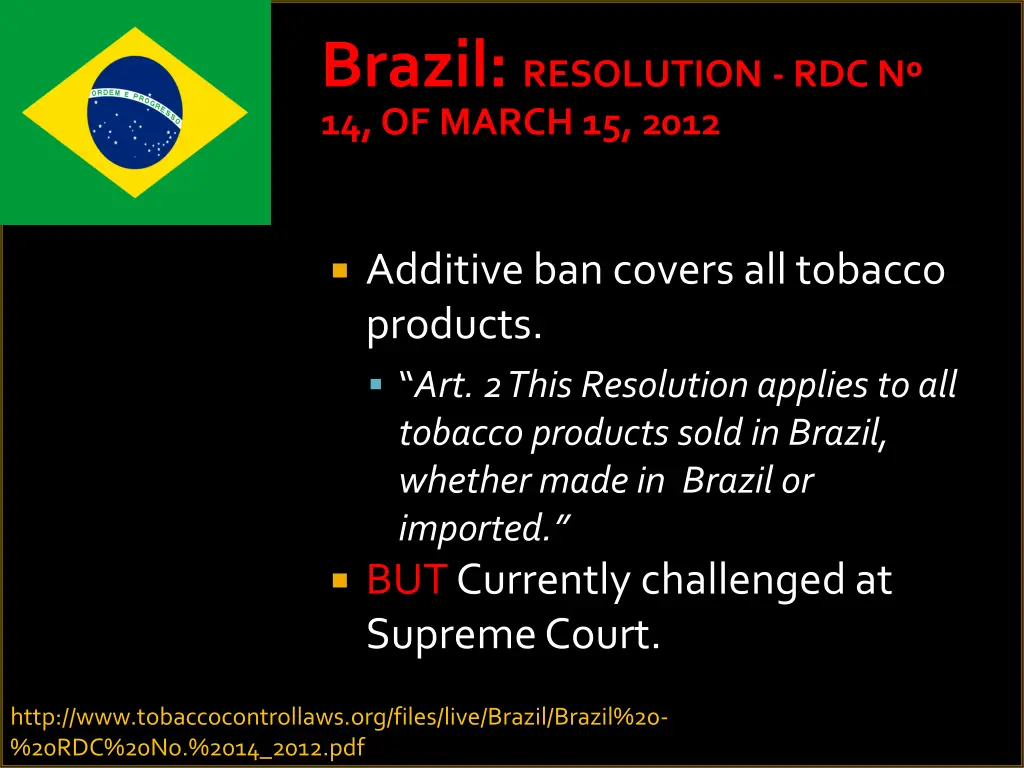 brazil resolution rdc n 14 of march 15 2012