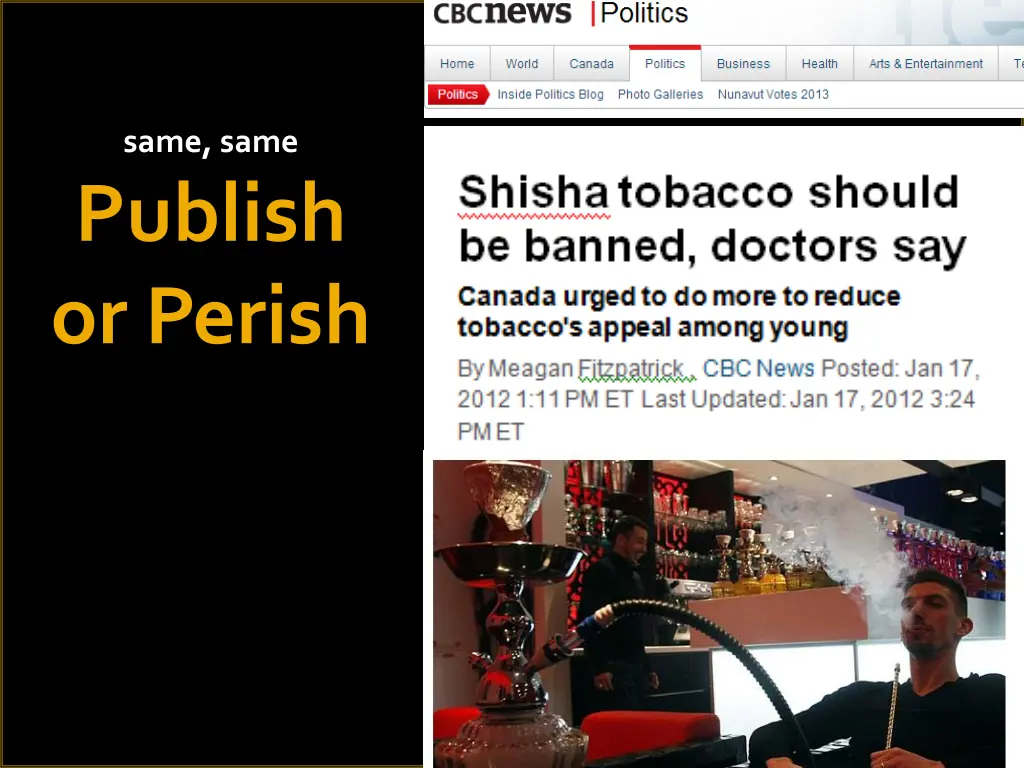 same same publish or perish