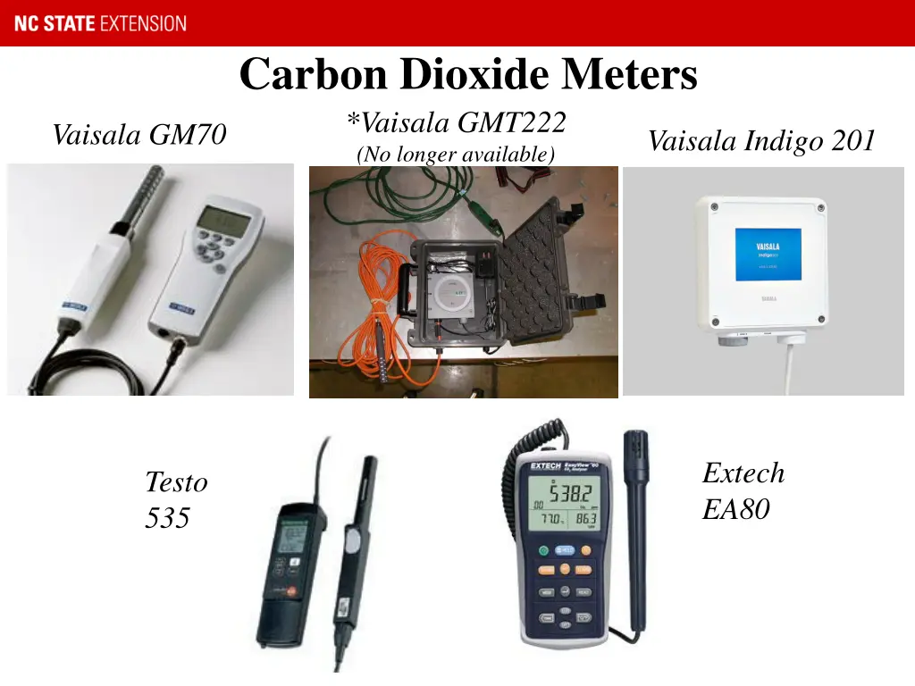 carbon dioxide meters vaisala gmt222 no longer