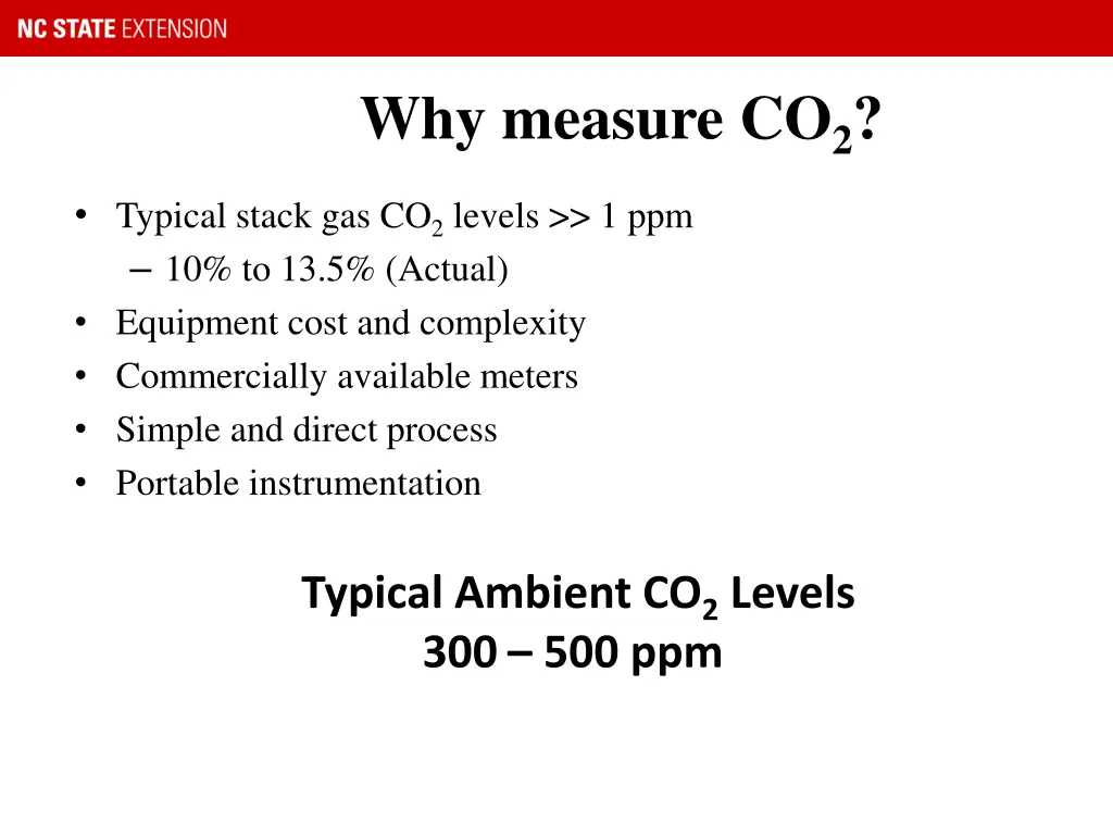 why measure co 2