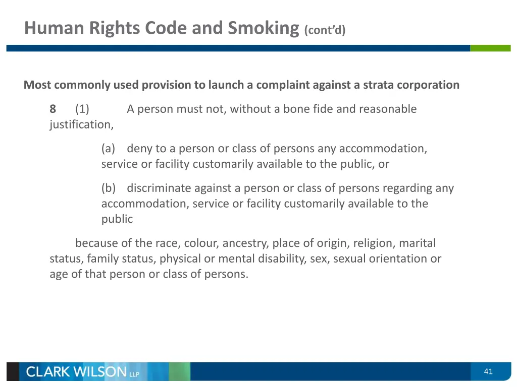 human rights code and smoking cont d 3