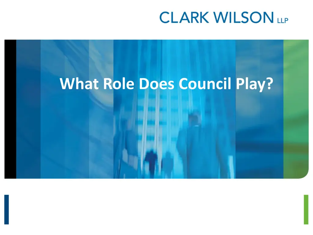 what role does council play