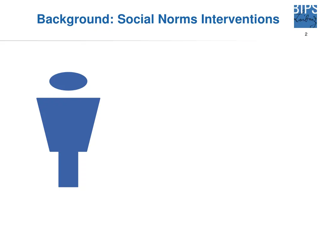 background social norms interventions