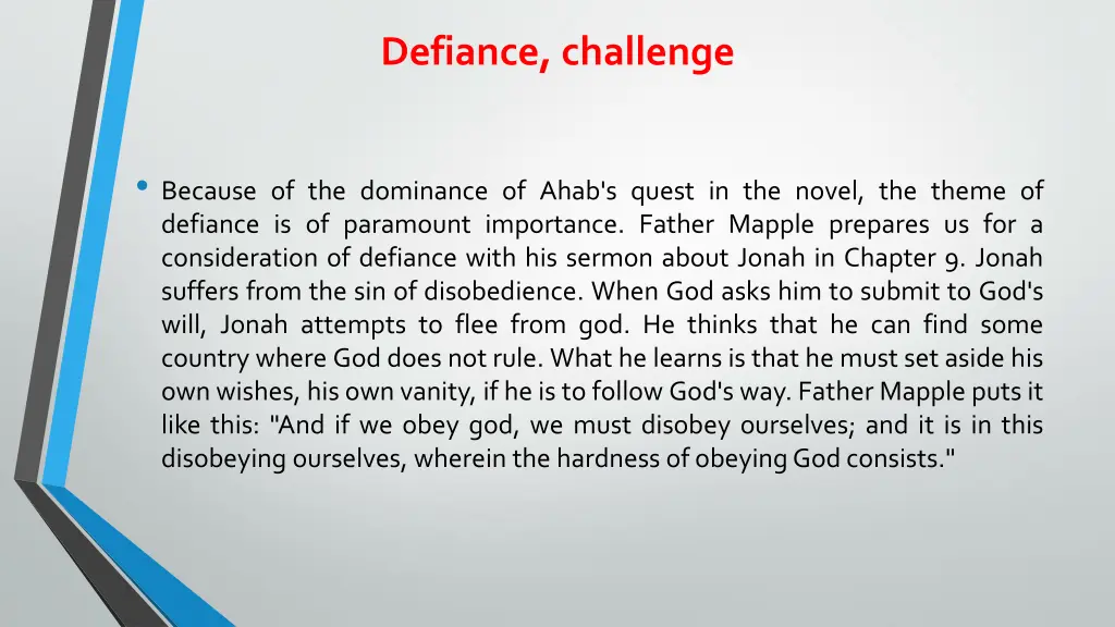 defiance challenge