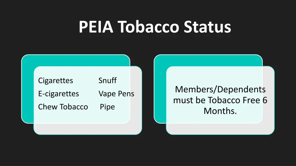 peia tobacco status