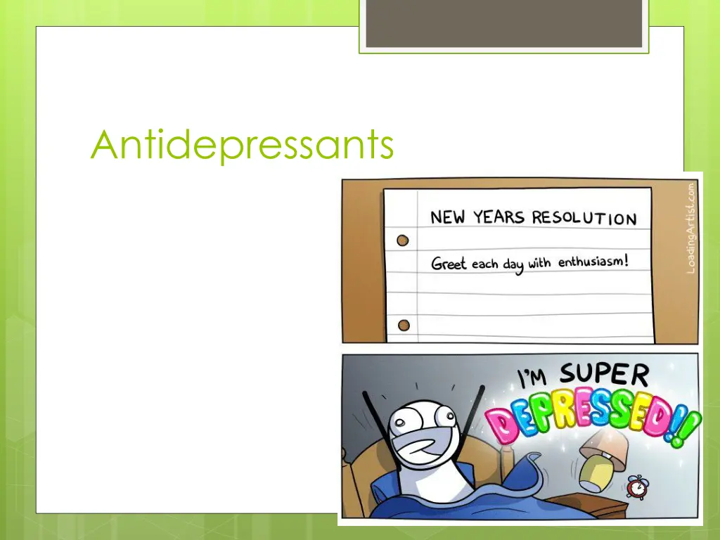 antidepressants