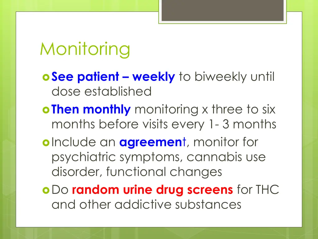 monitoring