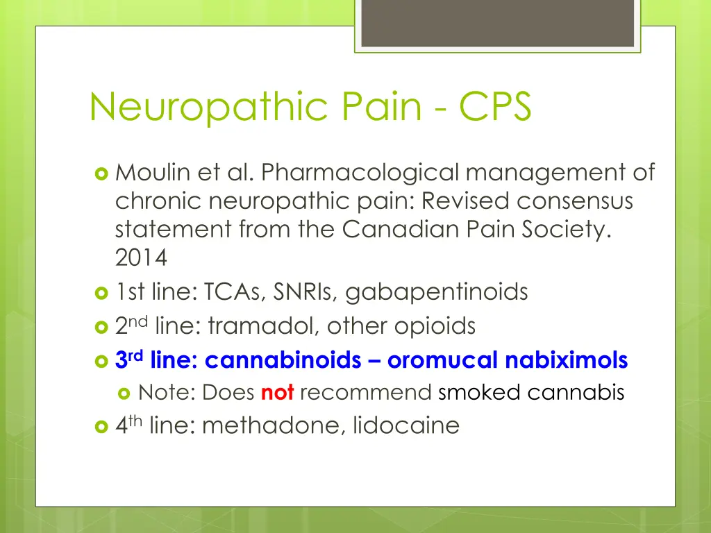 neuropathic pain cps