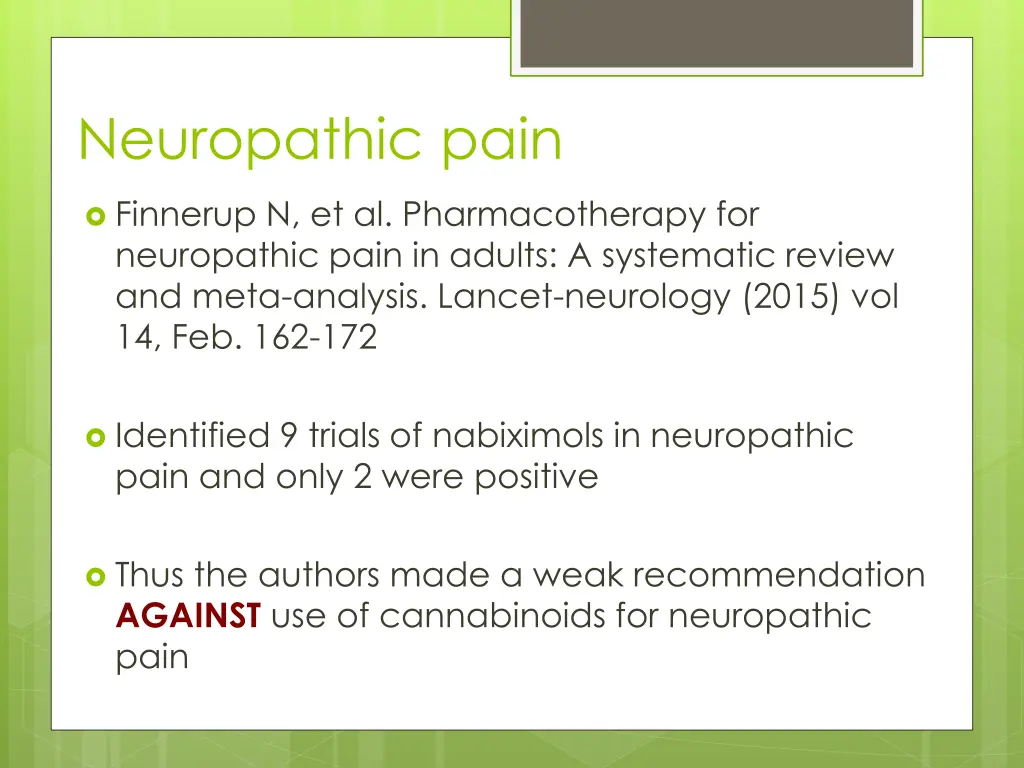 neuropathic pain