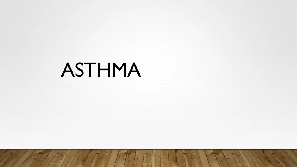 asthma