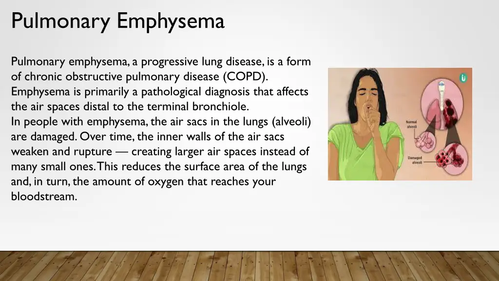 pulmonary emphysema 1