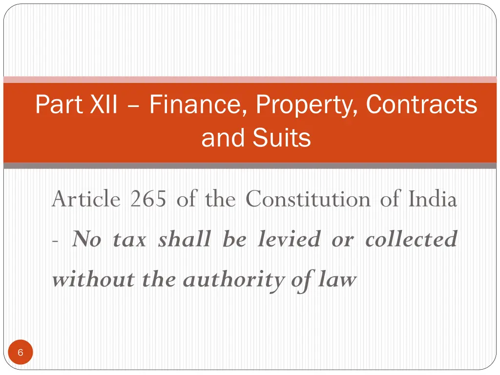 part xii finance property contracts and suits