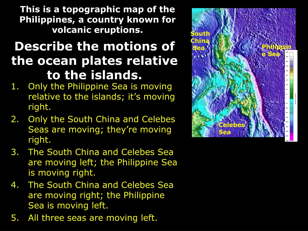 this is a topographic map of the philippines