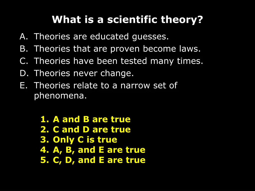 what is a scientific theory