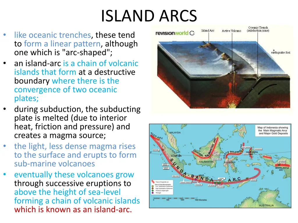 island arcs