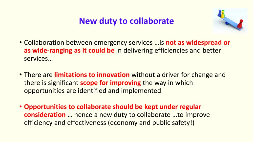 new duty to collaborate