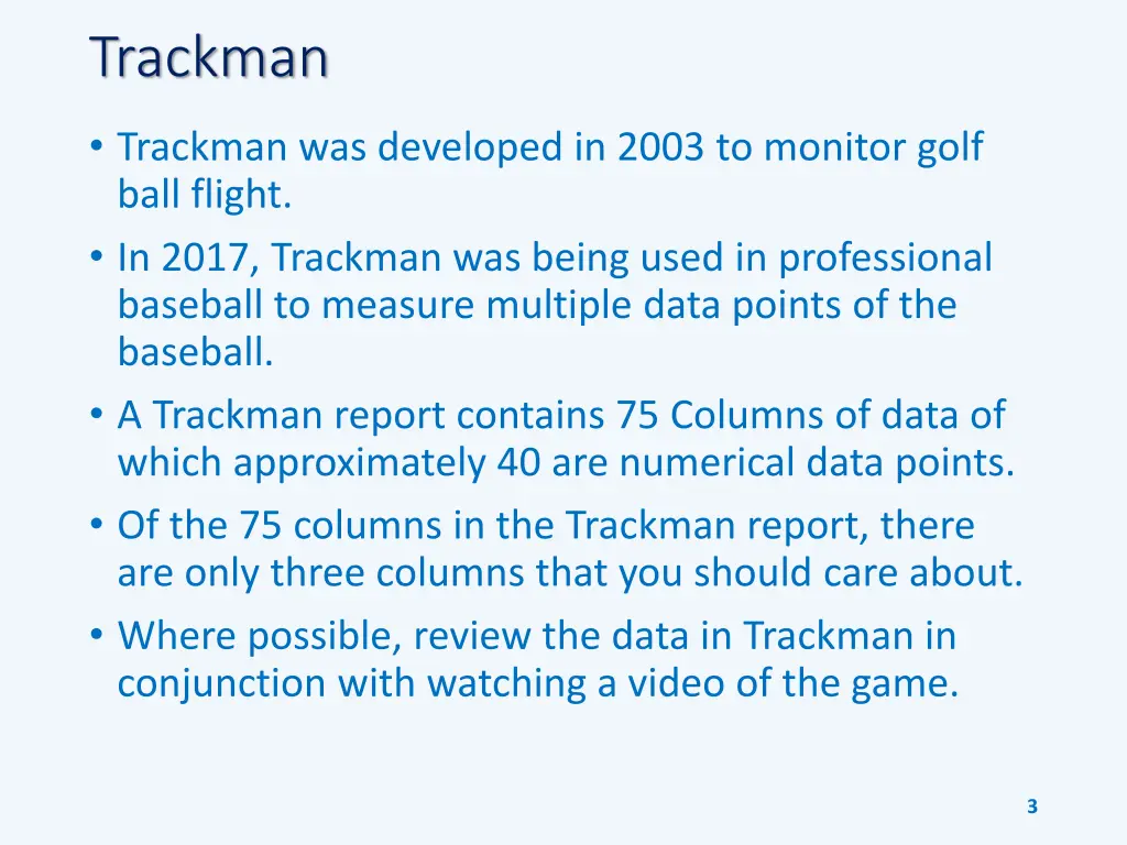 trackman