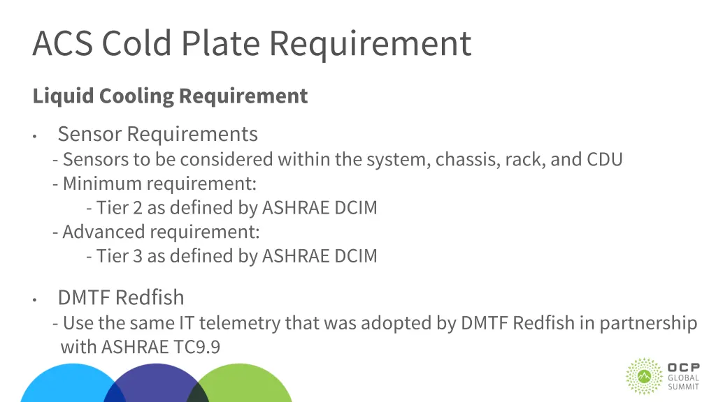 acs cold plate requirement 1