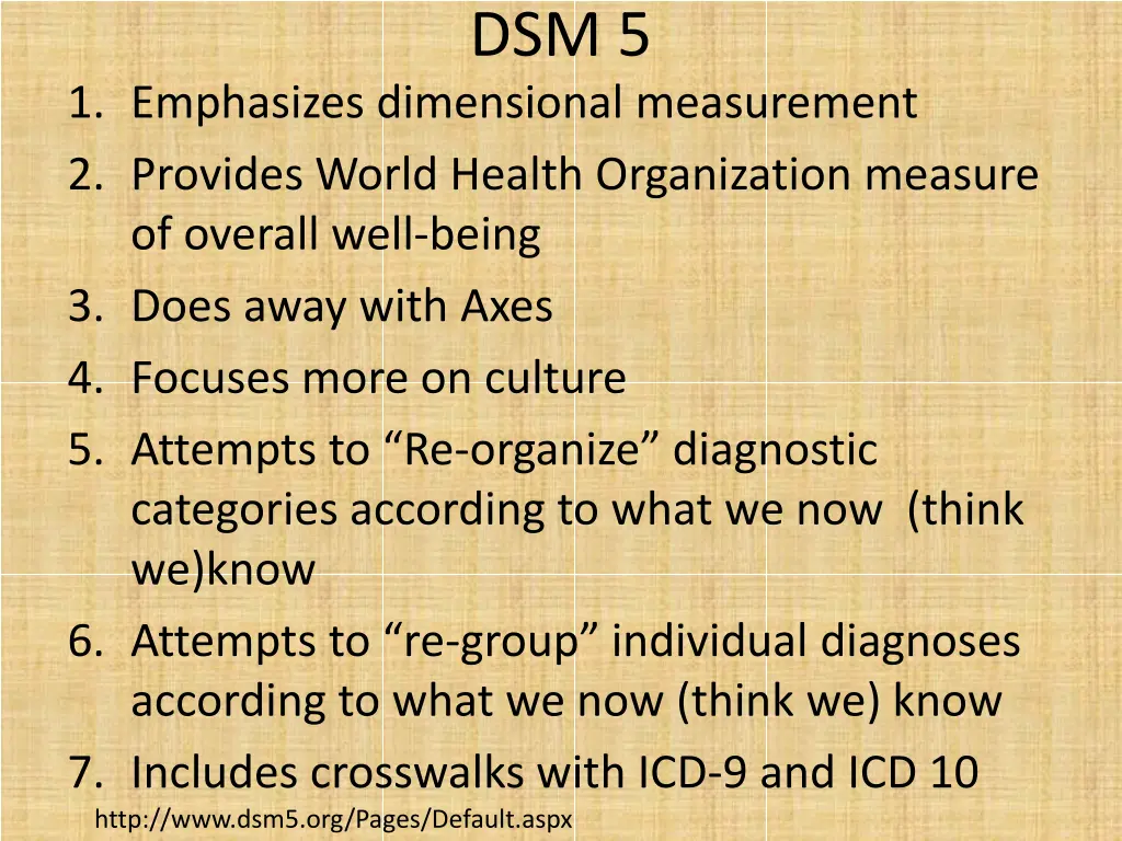 dsm 5