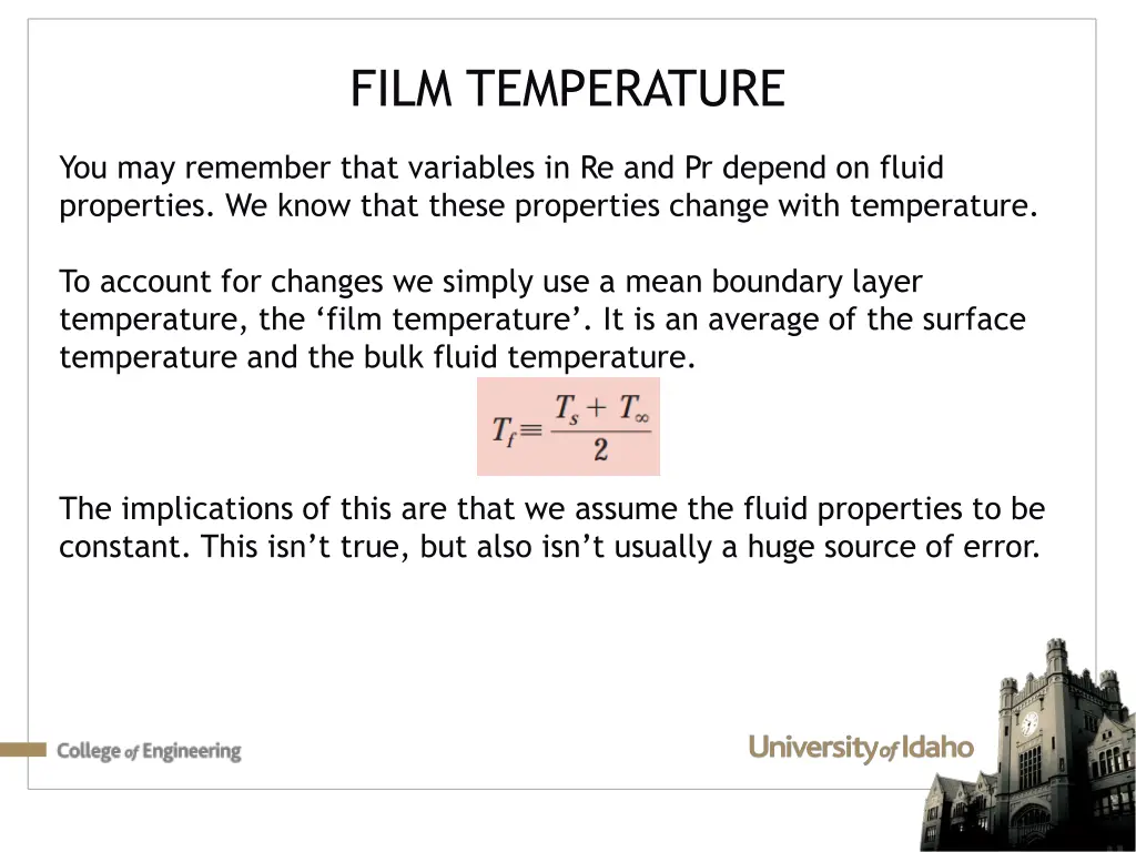 film temperature