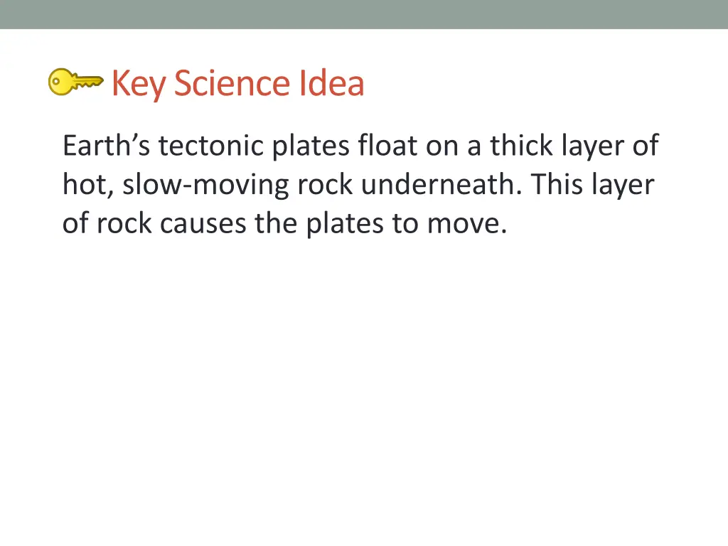 key science idea