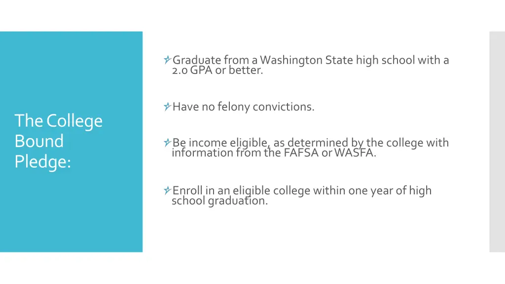 graduate from a washington state high school with