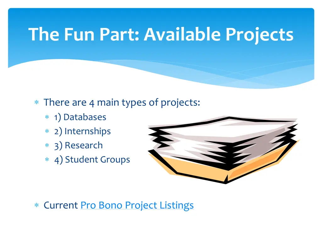 the fun part available projects