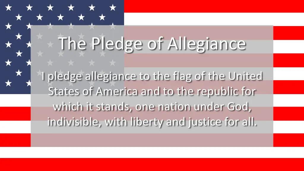 the pledge of allegiance 1