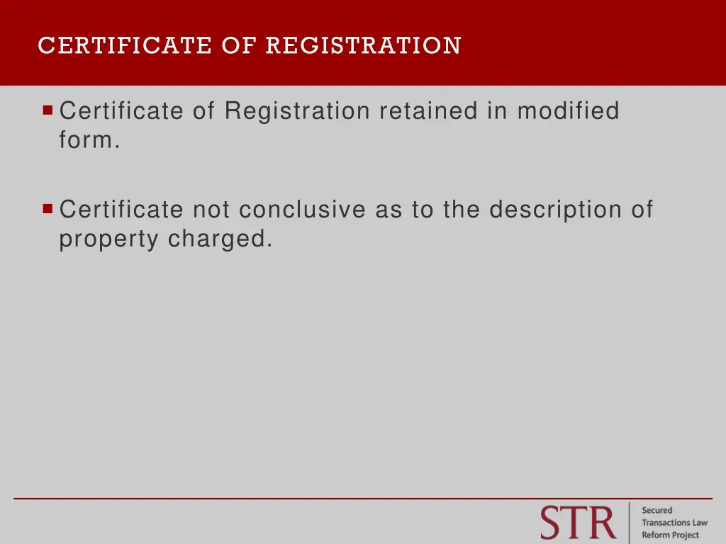 certificate of registration