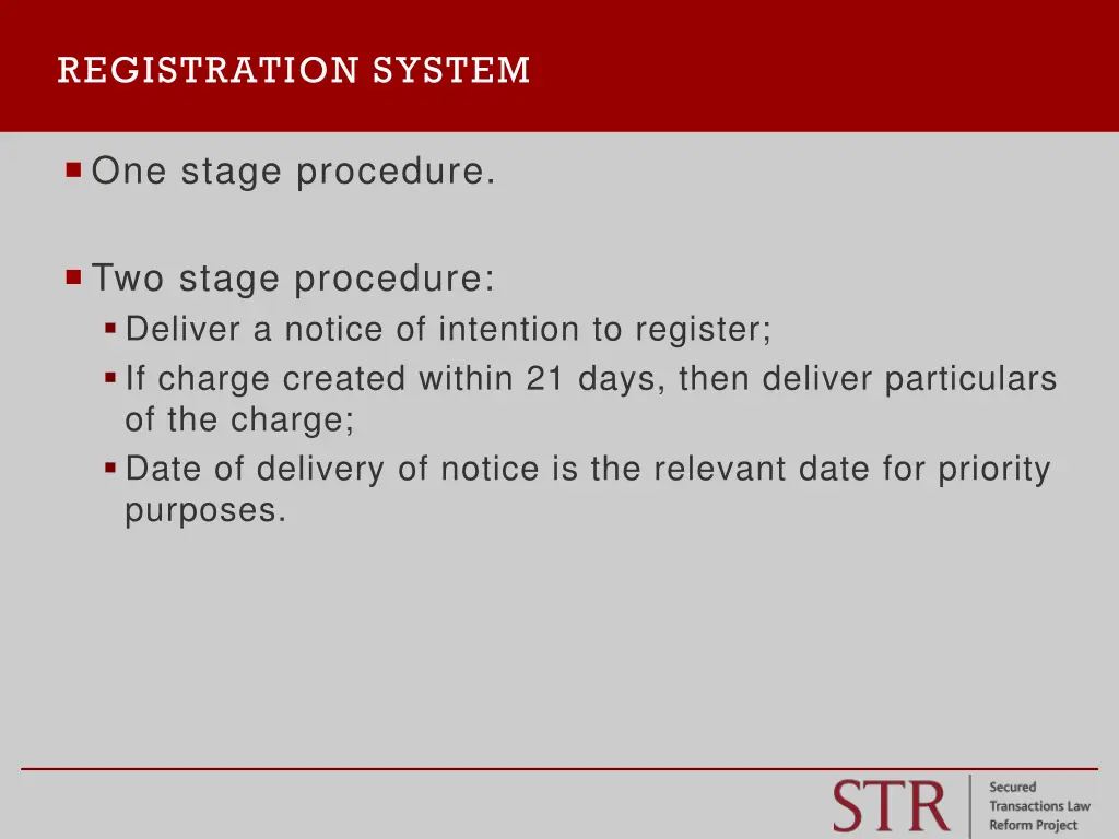 registration system