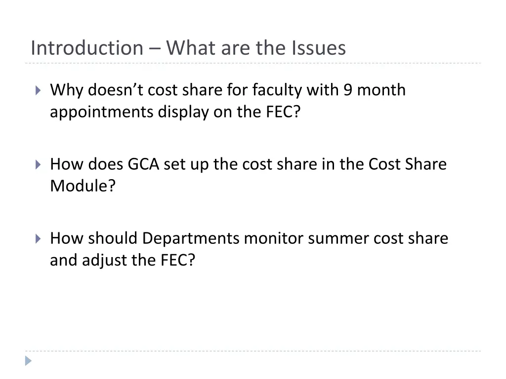 introduction what are the issues