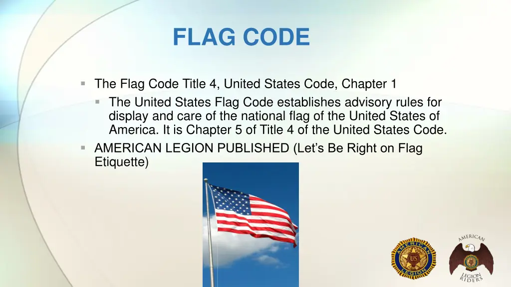 flag code