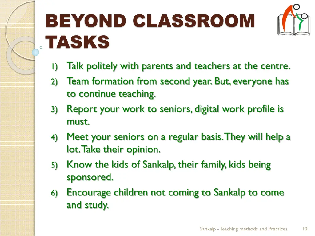 beyond classroom tasks