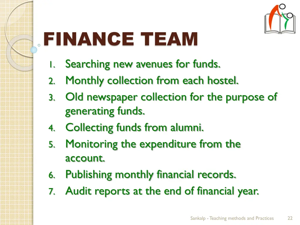 finance team