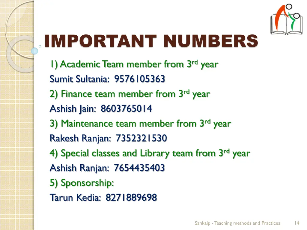 important numbers