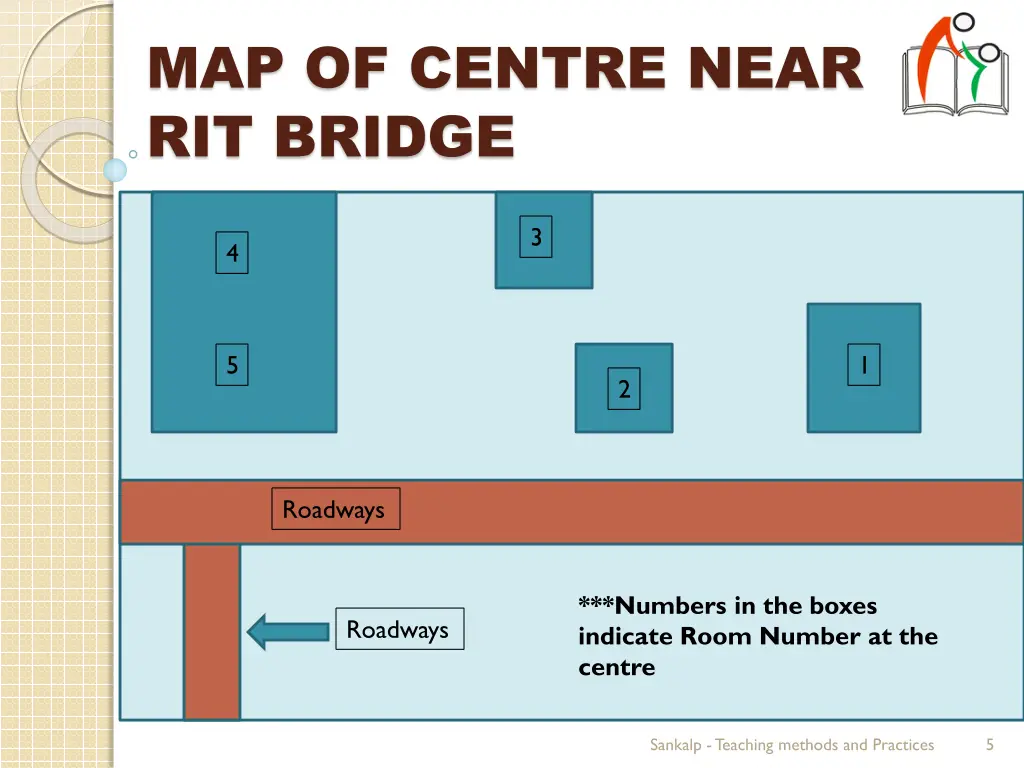 map of centre near rit bridge