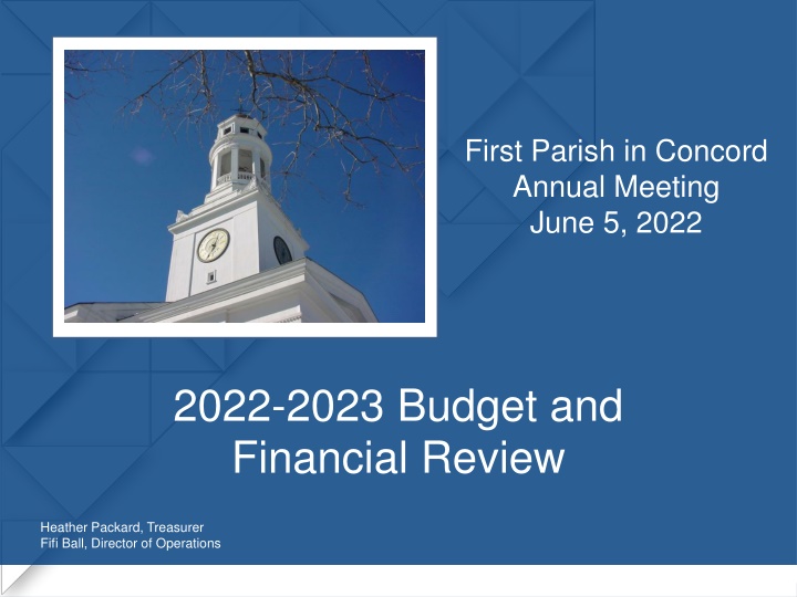 first parish in concord annual meeting june 5 2022