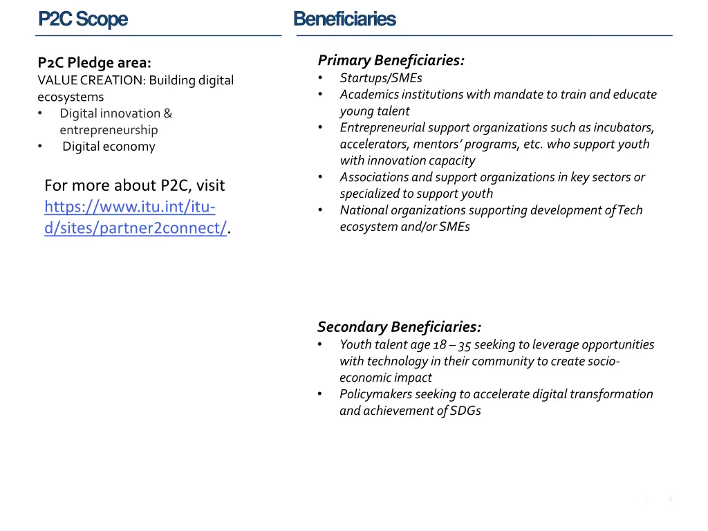 p2c scope