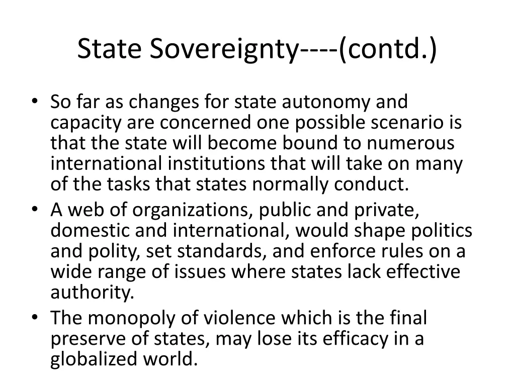 state sovereignty contd