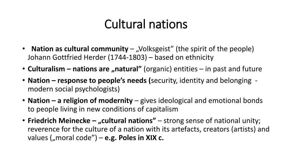 cultural cultural nations