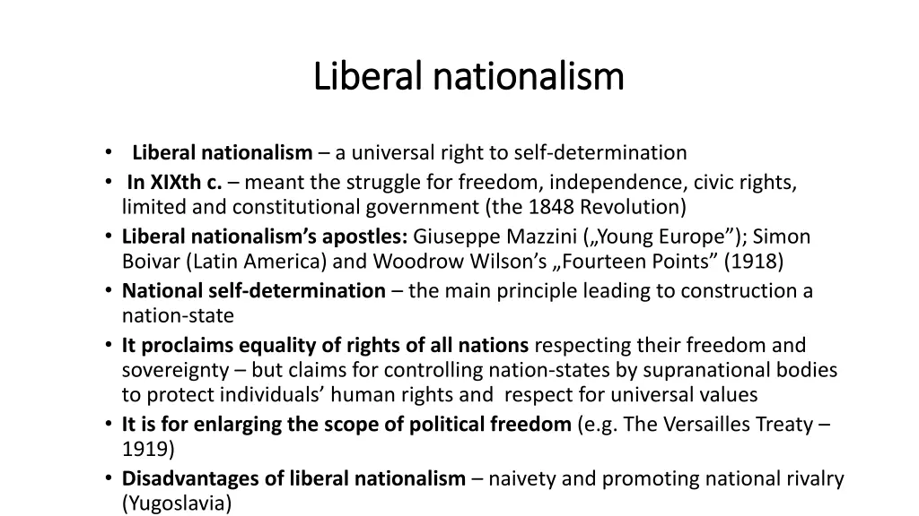 liberal liberal nationalism nationalism